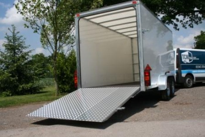 Box Trailer Hire with Ramp